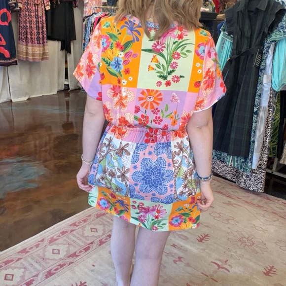 ALDEN ADAIR- Bailey dress floral sketch NWT - Picture 2 of 3